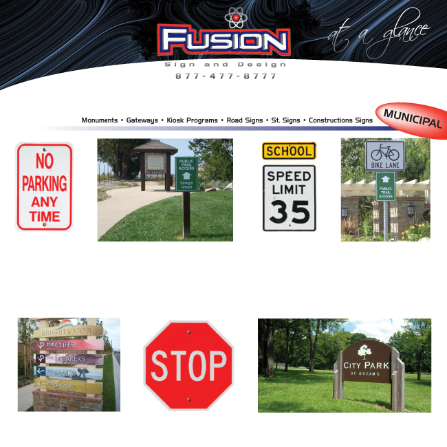 Fusion Sign Municipal